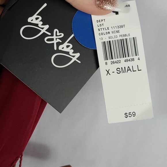 Maroon Belted High-low Sleeveless Sheath Dress - Picture 11 of 11